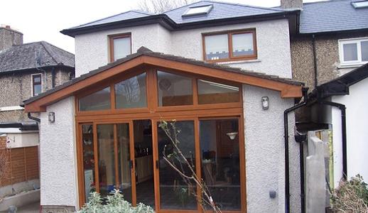 Drawing of a double storey dwelling extension in Inchicore, Dublin 8